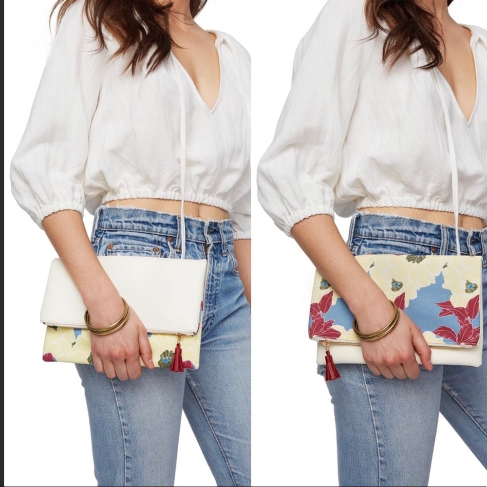 Rachel Pally Reversible Floral Clutch